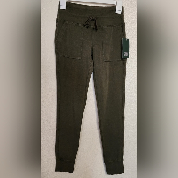 COZY Womens High-Rise Slim Fit French Terry Joggers Pants -Size XS - NWT - Picture 4 of 4